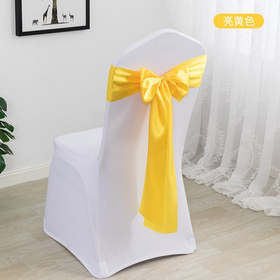 10/50 komada Set pojaseva za stolice Vjenčane dekoracije Plavi čvor Mašna Događaji Potrepštine za remen za zabave Prekrivač Dekor Teal Mariage Satenska vrpca