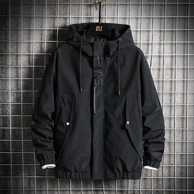 Ležerna muška jakna s kapuljačom - više boja