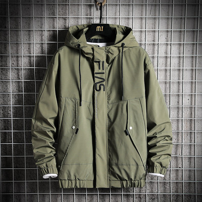 Ležerna muška jakna s kapuljačom - više boja