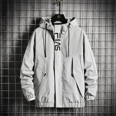 Ležerna muška jakna s kapuljačom - više boja