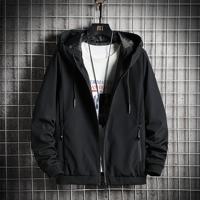 Ležerna muška jakna s kapuljačom - više boja