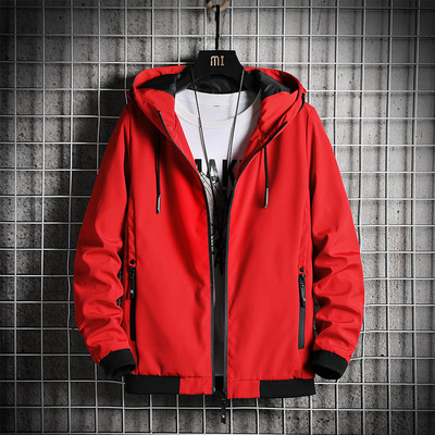 Ležerna muška jakna s kapuljačom - više boja