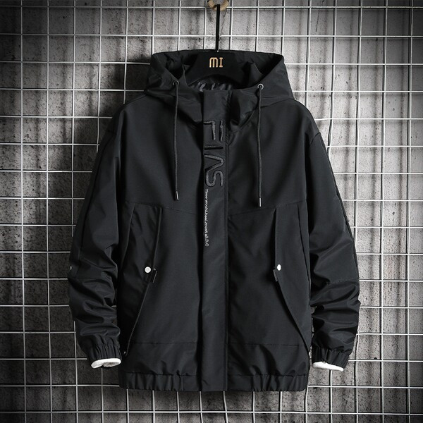 Ležerna muška jakna s kapuljačom - više boja