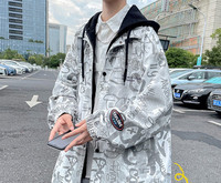 Novi model casual jakne s kapuljačom i printom za muškarce