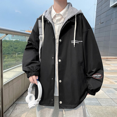 Novi model casual jakne s kapuljačom i printom za muškarce