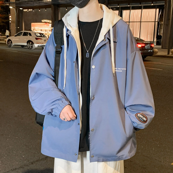 Novi model casual jakne s kapuljačom i printom za muškarce