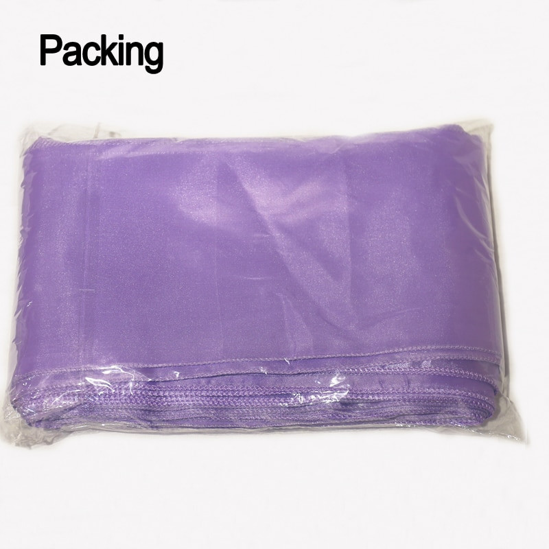 25 vnt Didmeninė šilko satino juostelės lanko kėdžių varčios banketams.