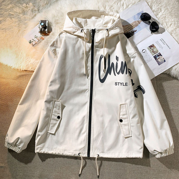 Jacheta casual pentru barbati cu gluga si sireturi