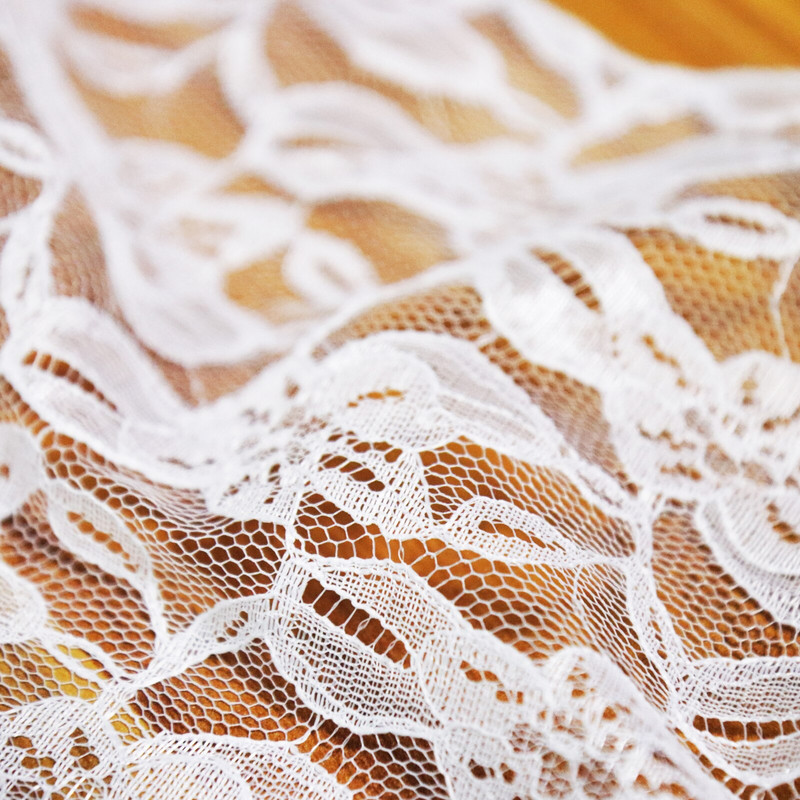 10 komada bijele čipkaste stolice Pojasne mašne Traka za stolicu Organza Dekor Vjenčana stolica za vjenčanja Rođendanska događanja Party Banket Stolica Vrpca