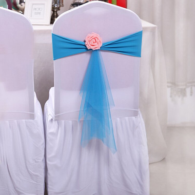 Székszárnyak Csomóhuzat Székek Csomó Szárny Stretch szövet széktámla nyakkendő Esküvőre Bankett Rendezvény Ünnepi dekoráció