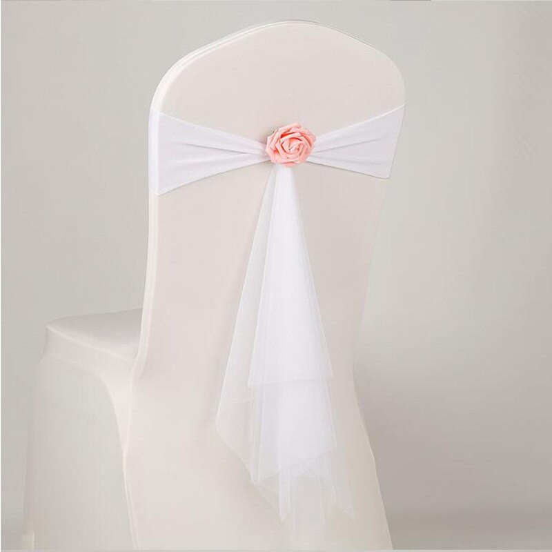 Székszárnyak Csomóhuzat Székek Csomó Szárny Stretch szövet széktámla nyakkendő Esküvőre Bankett Rendezvény Ünnepi dekoráció
