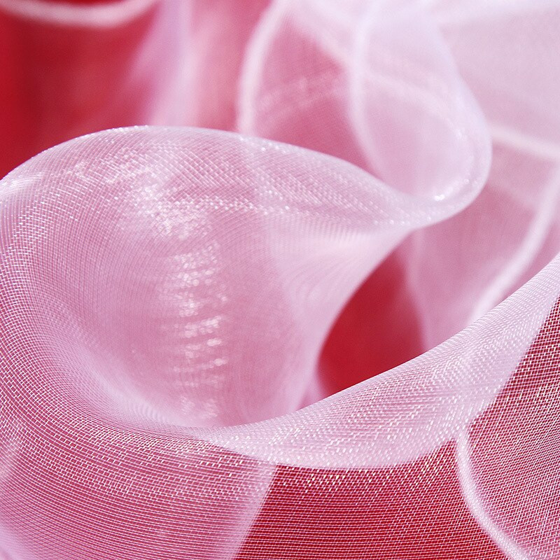 50 KOM. Prozirna organza traka za stolicu s mašnom za svatove Dekoracija za bankete i bankete Navlaka za stražnju stranu stolice Mrežaste trake za vezivanje Dizajn 15x275 CM