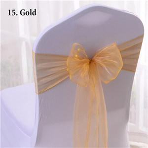 50KOM organza stolica mašna crvena bijela zelena zlatna svadbena stolica mašna organza traka događaj party svadbena stolica mašna leptir mašna