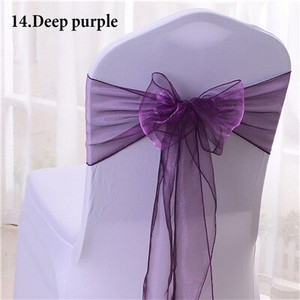 50KOM organza stolica mašna crvena bijela zelena zlatna svadbena stolica mašna organza traka događaj party svadbena stolica mašna leptir mašna