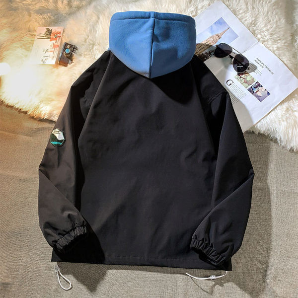 Novi model muške proljetne jakne sa vezom i vezom