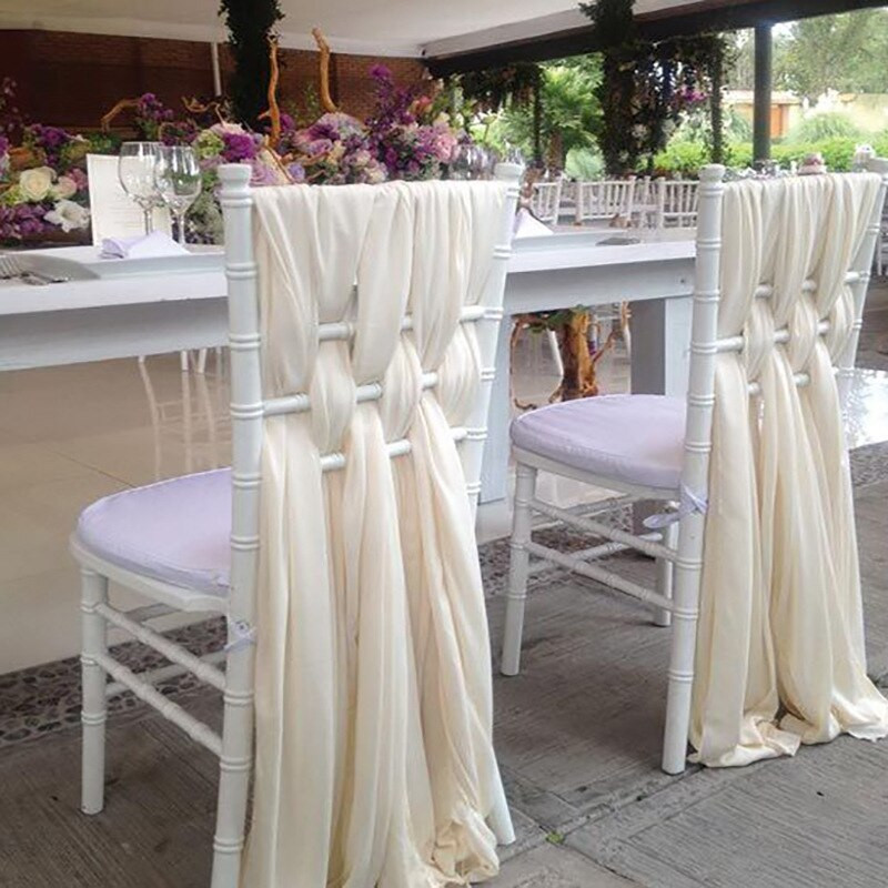 1 ks 70x300cm šerpy na stoličky Chiavari šifón na banket, svadobnú hostinu, dekoráciu recepcie, ležadlo, stôl pre severnú Európu