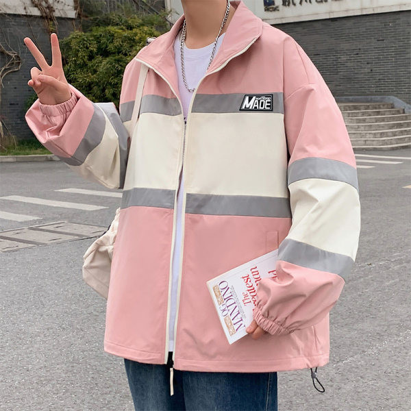 Rudeninė plona vyriška striukė su logotipu