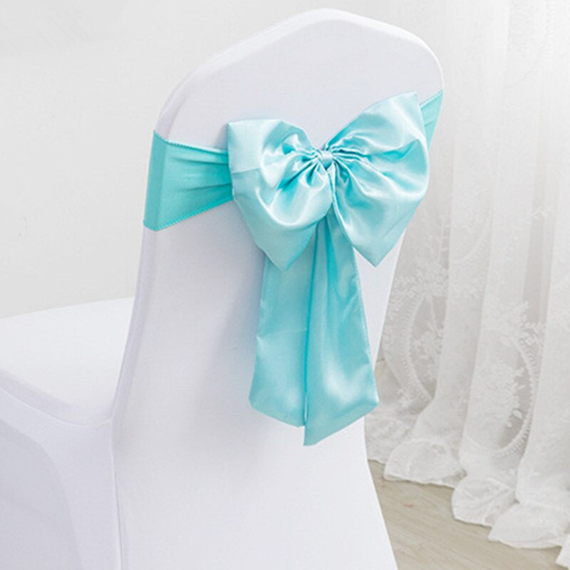 20 buc Benzi pentru scaune elastice din spandex cu fundă din satin Cerceve pentru scaune din satin Lycra gata făcute pentru petrecere, hotel, decorare de nuntă