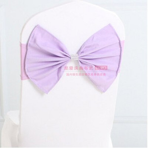 20 vnt Elastinė Lycra Vestuvinė kėdė Varčia elastinga kėdės juosta mazgai su poliesterio lankeliu vakarėlio viešbučio renginio dekoravimui