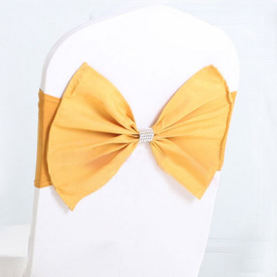 20 vnt Elastinė Lycra Vestuvinė kėdė Varčia elastinga kėdės juosta mazgai su poliesterio lankeliu vakarėlio viešbučio renginio dekoravimui