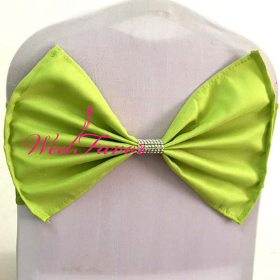 20 vnt Elastinė Lycra Vestuvinė kėdė Varčia elastinga kėdės juosta mazgai su poliesterio lankeliu vakarėlio viešbučio renginio dekoravimui