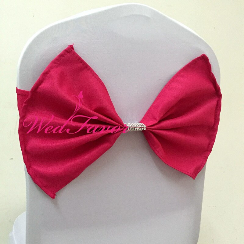 20 vnt Elastinė Lycra Vestuvinė kėdė Varčia elastinga kėdės juosta mazgai su poliesterio lankeliu vakarėlio viešbučio renginio dekoravimui