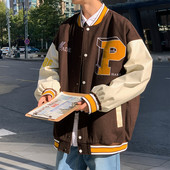 Vyriška sportinė beisbolo striukė su užrašais