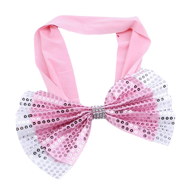 10 kom/lot već leptir mašna sa šljokicama za stolicu s elastičnom spandex trakom za svatove, rođendanske dekoracije