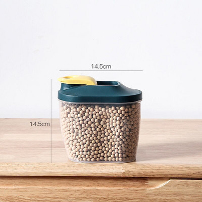 10L odvojena kanta za rižu, dozator za žitarice, kutija za pohranu žitarica za suhu hranu otporna na vlagu, automatski kuhinjski organizator spremnika za hranu