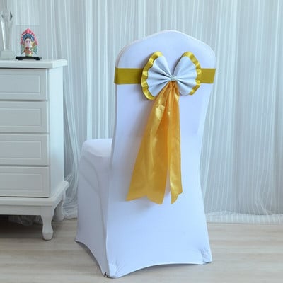 10 ks elastické šerpy bez kravaty, spandexové šerpy na stoličky, svadobné šerpy na stoličky, lycra, strečový pás, motýlik, hotel, párty, dekorácia, univerzálna