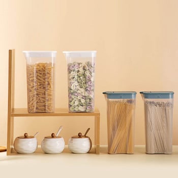 Noodle Box Kitchen Plastic Bottle Storage Tank Transparent Grain Storage Box Organizer δοχείων