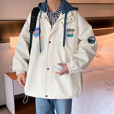 Geaca subtire cu fermoar si nasturi in mai multe culori