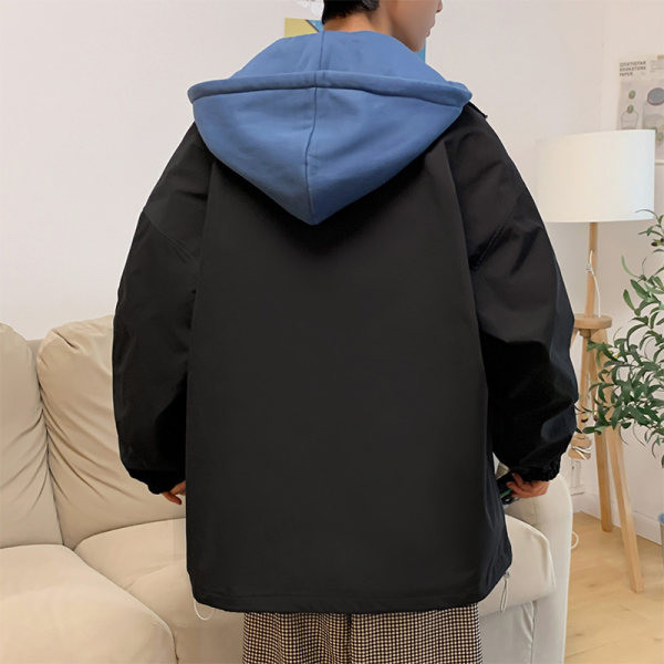 Geaca subtire cu fermoar si nasturi in mai multe culori