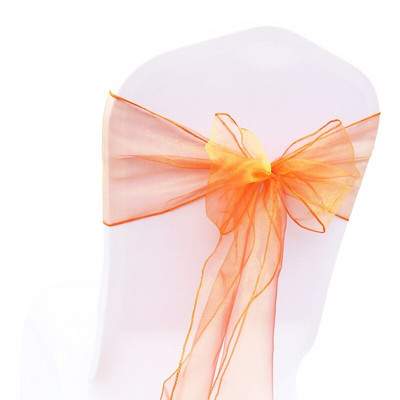 30 kom 7.0'' x 108'' Vjenčanje Organza Organza Navlake za stolice Pojasnice Pojasnica Pojasnica Ukrasi za svadbene bankete DIY Dekoracija doma
