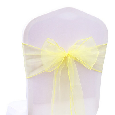 30 kom 7.0'' x 108'' Vjenčanje Organza Organza Navlake za stolice Pojasnice Pojasnica Pojasnica Ukrasi za svadbene bankete DIY Dekoracija doma