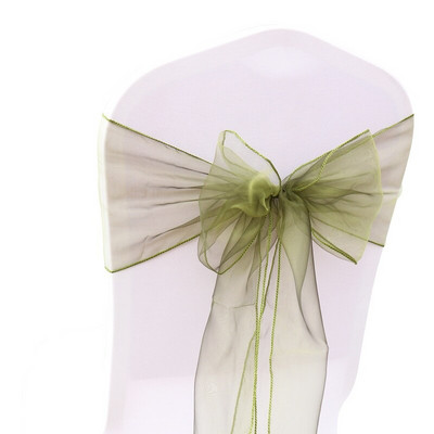 30 kom 7.0'' x 108'' Vjenčanje Organza Organza Navlake za stolice Pojasnice Pojasnica Pojasnica Ukrasi za svadbene bankete DIY Dekoracija doma