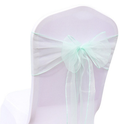 30 kom 7.0'' x 108'' Vjenčanje Organza Organza Navlake za stolice Pojasnice Pojasnica Pojasnica Ukrasi za svadbene bankete DIY Dekoracija doma
