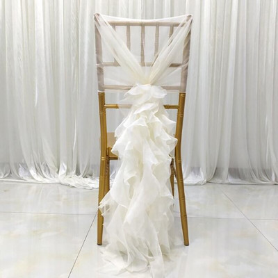 Стол Сватбени столове Chiavari Decoration Стол Band Banquet Домашно парти Хотелски парти столове Sashes Decor