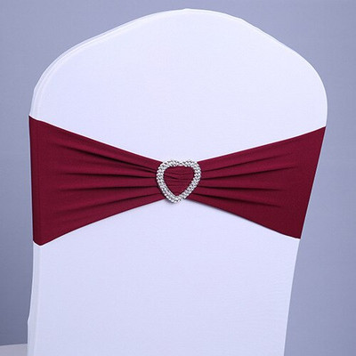 10 komada Navlaka za naslon stolice Country Wedding Decoration Čvor Elastične vezice Mašna za bankete Raznobojna ljubavna zabava Događaji Pojas s podvezicama