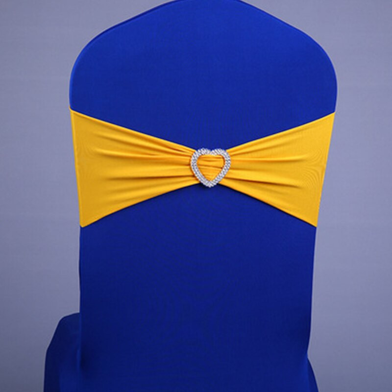 10 komada Navlaka za naslon stolice Country Wedding Decoration Čvor Elastične vezice Mašna za bankete Raznobojna ljubavna zabava Događaji Pojas s podvezicama