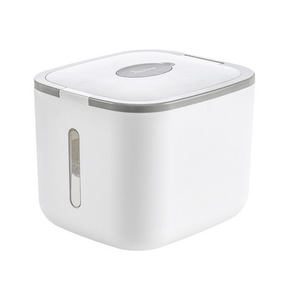 WBBOOMING Kutija za pohranu riže od 12 kg Spremnik za pohranu hrane za pse za kućne ljubimce Plastična zapečaćena kanta za rižu Otporan na vlagu, protiv oksidacije plijesni