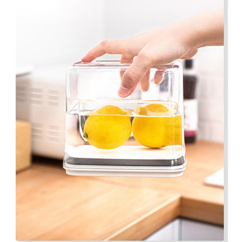 XiaoGui 800ML/1300ML/1400ML/2400ML/3200ML úložná krabica plastová kuchynská úložná krabica nádoby na potraviny kuchynské