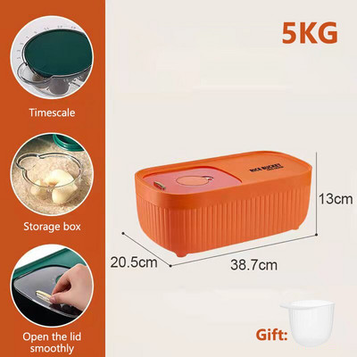 Kuhinjska posuda za rižu, otporna na insekte, otporna na vlagu, kutija za ručak, zatvorena limenka za domaćinstvo, kutija za skladištenje hrane za pse