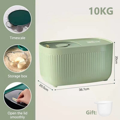 Kuhinjska posuda za rižu, otporna na insekte, otporna na vlagu, kutija za ručak, zatvorena limenka za domaćinstvo, kutija za skladištenje hrane za pse