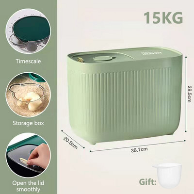 Kuhinjska posuda za rižu, otporna na insekte, otporna na vlagu, kutija za ručak, zatvorena limenka za domaćinstvo, kutija za skladištenje hrane za pse