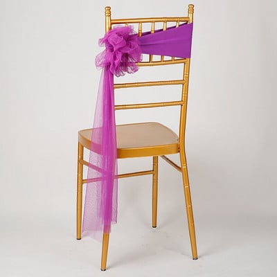 Elastická stuha na krídla stoličky s mašľou, elastická stuha na stoličky, zadné viazacie pásky na párty, obrad, bankety, hotelové potreby, organza, svadobná dekorácia stoličky