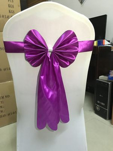 20 Pachete Nunta Botez Favor de petrecere din piele PU Papion Bandă Hotel Banchet Satin Scaun Sash Roșu Roz Albastru Galben 13 Culori