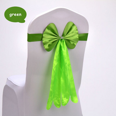 20 Pachete Nunta Botez Favor de petrecere din piele PU Papion Bandă Hotel Banchet Satin Scaun Sash Roșu Roz Albastru Galben 13 Culori
