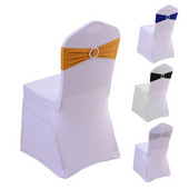 3 kom spandex navlake za stolice rastezljive ukrase za stol za svatove nove spandex trake za stolice s klizačem za kopču