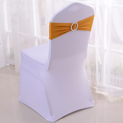 3 kom spandex navlake za stolice rastezljive ukrase za stol za svatove nove spandex trake za stolice s klizačem za kopču